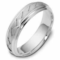 Item # 110801PD - Palladium Hand Made Wedding Ring.