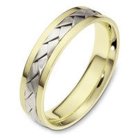 Item # 110831E - 18 kt Hand Made Wedding Band