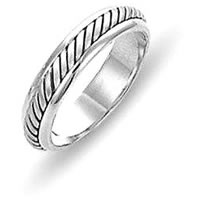 Item # 110851PP - Platinum Comfort Fit 4.5mm Handmade Wedding Band