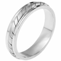 Item # 110941W - 14K White Gold Comfort Fit,5.0mm Wide Wedding Band