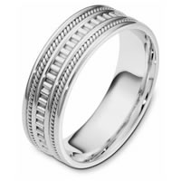 Item # 111021PP - Platinum hand made Wedding Band 