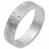 Item # 111131PP - Platinum Comfort Fit, 6.0mm Wide Wedding Band