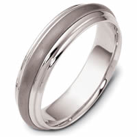 Item # 111291TP - Titanium-Platinum Comfort Fit, 5.5mm Wide Wedding Band