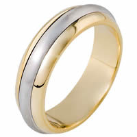 Item # 111301E - 18K Gold Comfort Fit, 6.0mm Wide Wedding Band