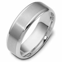Item # 111361PD - Palladium Comfort Fit, 6.5mm Wide Wedding Ring