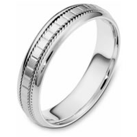 Item # 111641PP - Wedding Band Platinum hand made