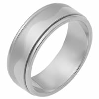 Item # 112081W - 14 kt Gold Wedding Ring  Forever Together