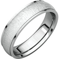 Item # 112791Wx - 6mm Comfort Fit Wedding Band. Satin Finish