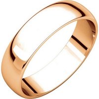 Item # 112941Rx - 10K Rose Gold Ladies and Mens 5mm Wedding Ring