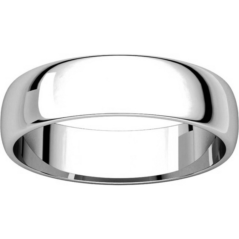Item # 112941WE View 3 - 18K 5.0mm Wedding Ring