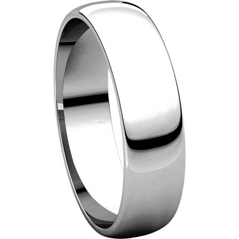 Item # 112941WE View 5 - 18K 5.0mm Wedding Ring