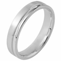 Item # 113061PP - Platinum Comfort Fit, 5.0mm Wide Wedding Band