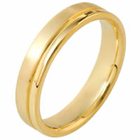 Item # 113061 - Gold Comfort Fit, 5.0mm Wide Wedding Band