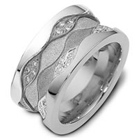 Item # 113291W - 14KT Gold Diamond Wedding Band