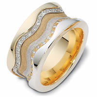 Item # 113311AE - 18K Gold Diamond Anniversary Ring