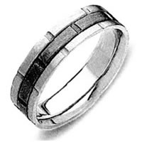 Item # 113981TG - Titanium and Gold Ring.