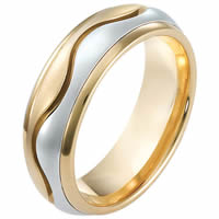 Item # 114081E - 18 kt Gold Wedding Band