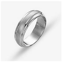 Item # 114211PP - Platinum hand made Wedding Ring