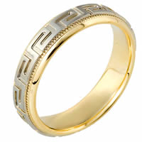 Item # 114261E - 18K Gold 6.0mm Wide, Comfort Fit, Wedding Band