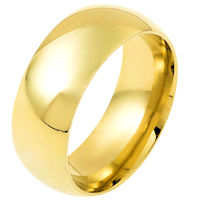 Item # 114841x - 10K Gold 9mm Domed Wedding Ring