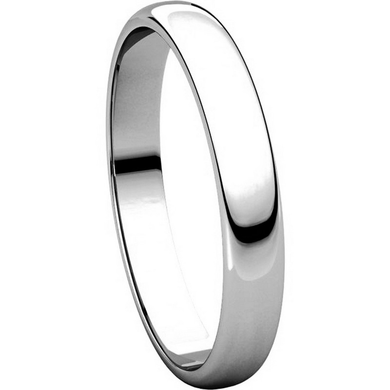 Item # 114851WE View 5 - 18K White Gold 3mm Wedding Ring