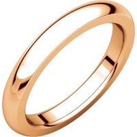 Item # 115031Rx - 10K Rose Gold 4mm Wide Comfort Fit Wedding Band