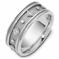 Item # 115891W - The Crown Ring 14 KWedding Band