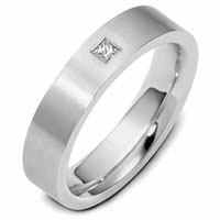 Item # 116541PD - Palladium Diamond Wedding Band (0.10ct.)