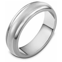 Item # 116711PP - Platinum, Comfort Fit, 6.0mm Wide Wedding Band