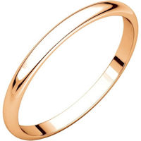 Item # 116761Rx - 10K Rose Gold 2mm Women Plain Wedding Ring