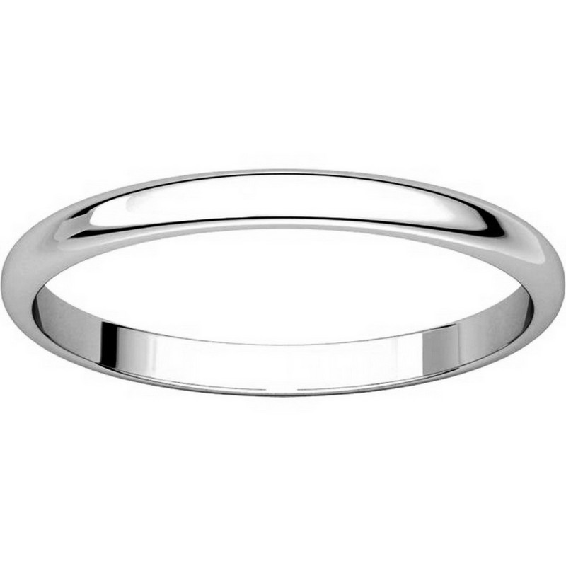 Item # 116761WE View 3 - 18K Gold 2 mm Ladies Wedding Ring