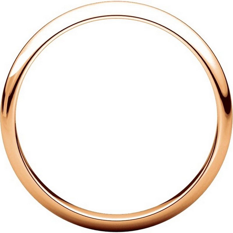 Item # 116801RE View 2 - 18K Rose Gold 4mm Men's Wedding Ring