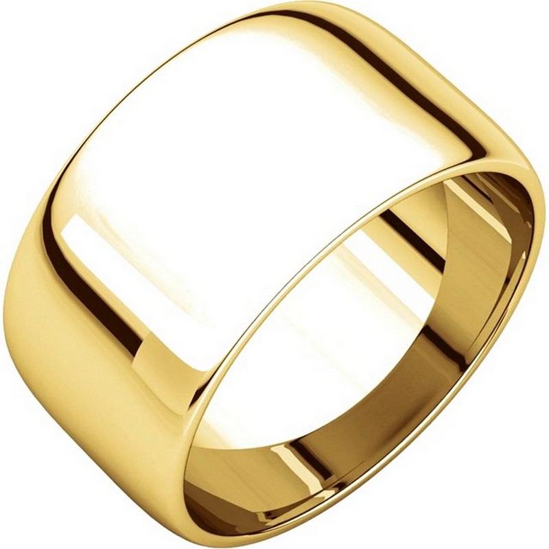 11683110 14K Gold 10mm Wedding Rings