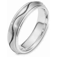 Item # 116961PP - Platinum hand made Wedding Band