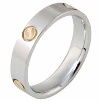 Item # 117181E - 18 kt Gold Wedding Ring