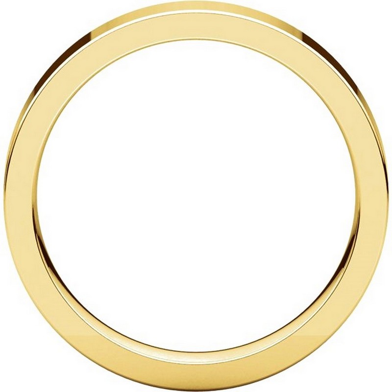 Item # 117211E View 2 -  18K Gold Plain 4 mm Wedding Ring