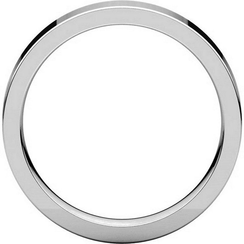 Item # 117211mPP View 2 - Plain 4.0 mm Wedding Ring in Platinum