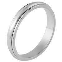 Item # 117291PP - Platinum, Comfort Fit, 4.0mm Wide Wedding Band