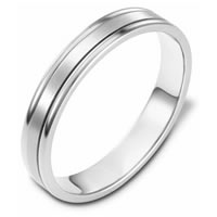 Item # 117321PP - Platinum, Comfort Fit, 4.0mm Wide Wedding Band