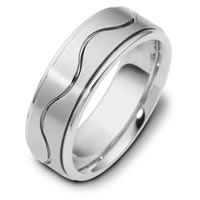 Item # 117951WE - Gold Wedding Band RaceTrack