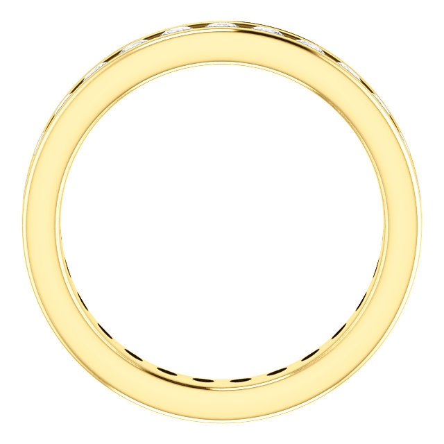 Item # 118581 View 2 - 14K Gold Diamond Eternity Ring