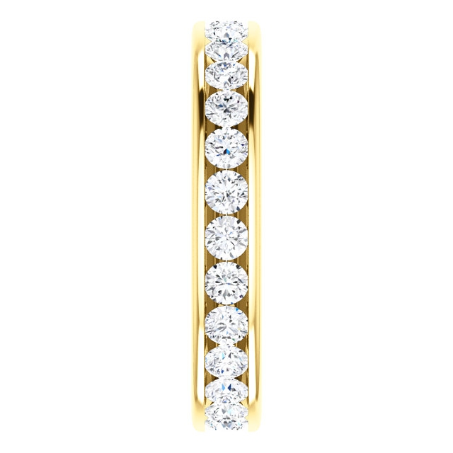 Item # 118581 View 4 - 14K Gold Diamond Eternity Ring