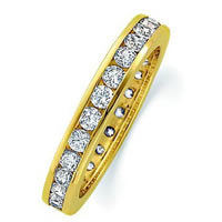 Item # 118581A - 14K Gold Diamond Eternity Ring