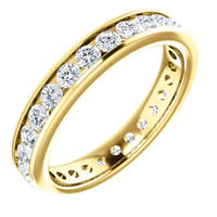 Item # 118581E - 18K Gold Diamond Eternity Ring