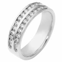Item # 118611APP - Platinum Diamond Anniversary Ring 