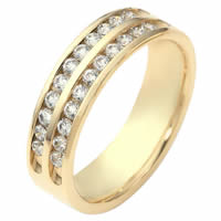 Item # 118611A - 14K Gold Diamond Anniversary Ring 