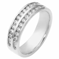 Item # 118611WE - 18K Gold Diamond Anniversary Band