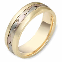 Item # 119911E - Braided Handcrafted Wedding Band