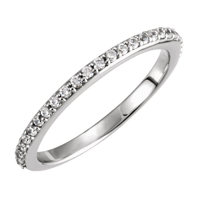 Item # 127636BPP - Platinum matching wedding band. The band holds 25 round brilliant cut diamonds with total weight of 0.30ct. The diamonds are graded as VS in clarity G-H in color.