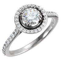 Item # 127636PP - Platinum Engagement Ring